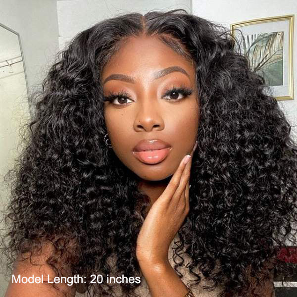 Undetectable Invisible Lace Water Wave 13x4 Frontal Lace Wig | Real HD Lace