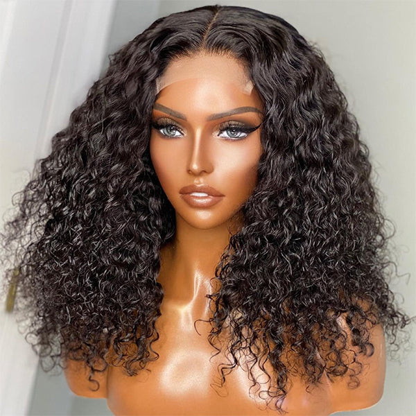 Wet And Wavy High Density Glueless Lace Closure Wig